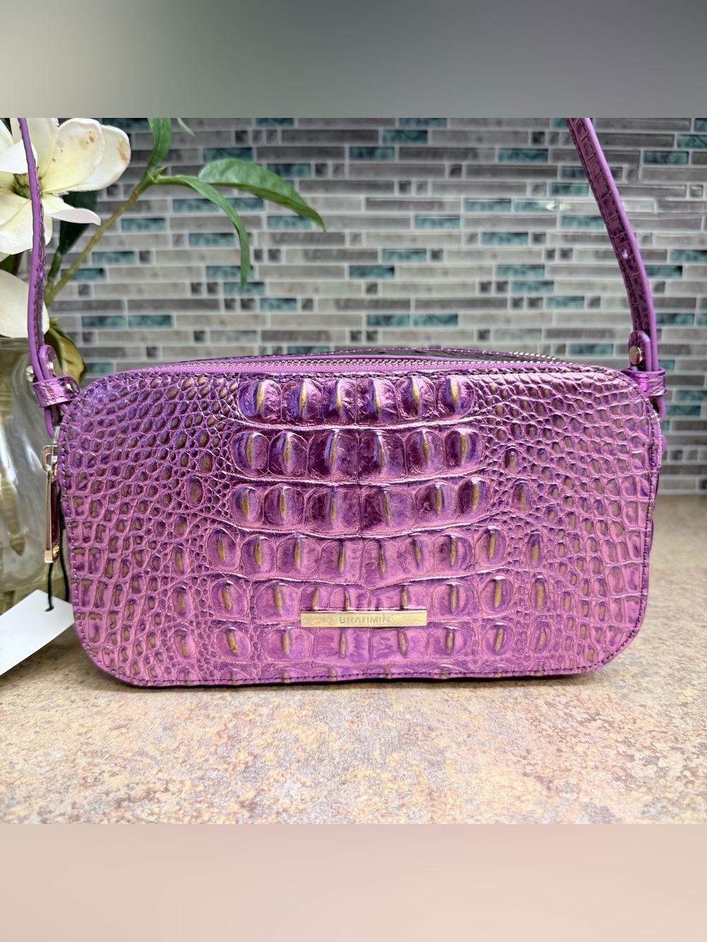 NWT Brahmin Danica Opera pink purse - Picture 2 of 9